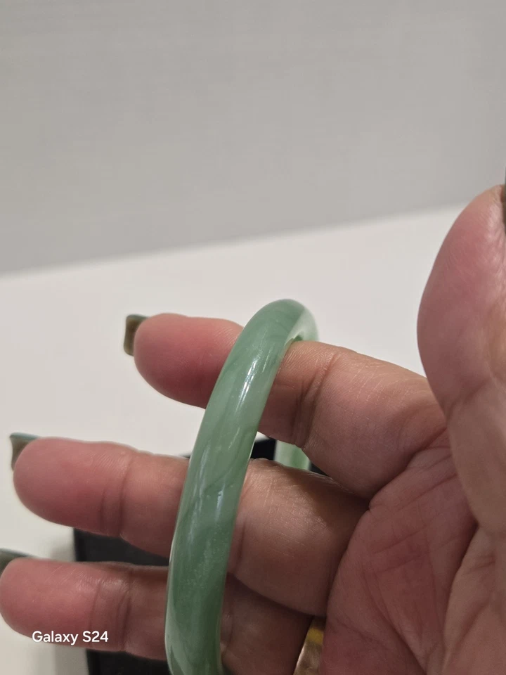 Brazalete Brazalete JADEITA JADE NATURAL - ¡Hallazgo Estate! Foto 4 de 4