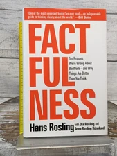 Factfulness: Ten Reasons We're Wrong About the World by Hans Rosling HCDJ Book