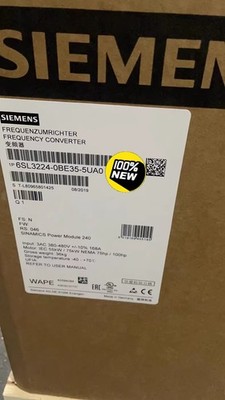 new in box SIEMENS 6SL3224-0BE35-5UA0 POWER MODULE One year warranty