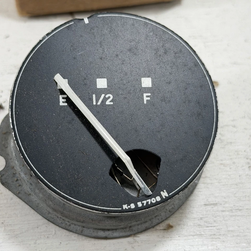 New 1960,S OEM GM 3202088 AMC Rambler Ambassador Fuel Gauge NOS - Image 3 of 4