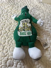 Vintage Heinz Ketchup Blastin' Green Beanbag Plush