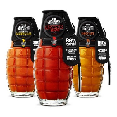 The General s Hot Sauce Scorched Earth Hot Sauce Gift Set  Our Hottest Variet...