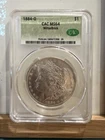 1884-O Morgan Dollar CAC MS64 WitterBrick Collection PQ Gem Silver Dollar