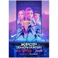 KPOP Demon Hunters Netflix Animated Series Poster
