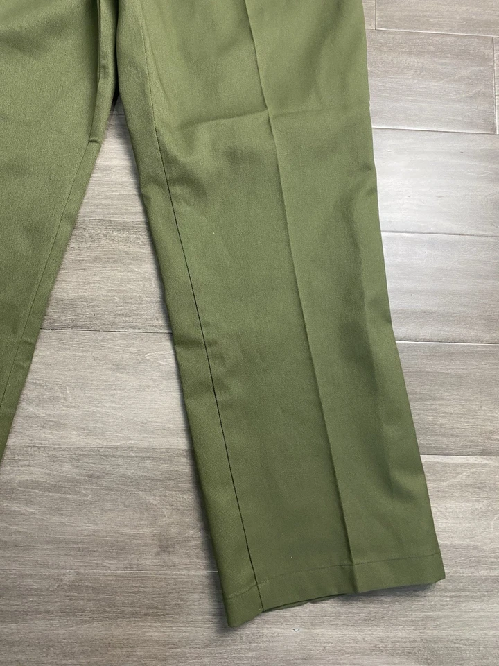 VTG Boy Scouts Pants Mens 34x 31 BSA Uniform Cargo Utility Waist Union - Image 3 of 4