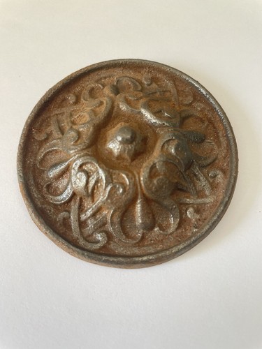 Ancienne Rosace en fonte pour Porte Portail Décoration Maison Jardin Fleurs - Bild 2 von 3