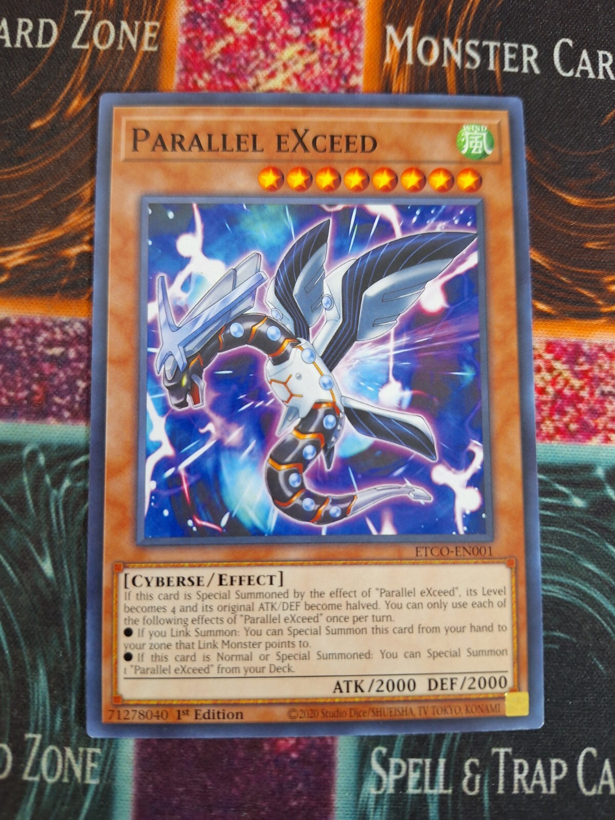 Yu-Gi-Oh! TCG Parallel eXceed Eternity Code ETCO-EN001 Common 1st Edition NM a1/