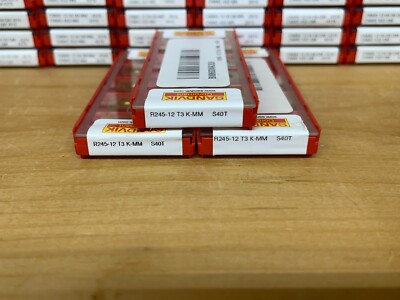 Authentic R245 12 T3 K-MM S40T SANDVIK INSERT