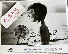 Julie Andrews SIGNED Tamarind Seed 8x10 PHOTO GA COA Autograph