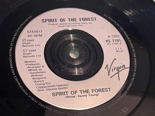 Spirit of The Forest - Various Artists - Vinyl Record 7" Single - 1989 Virgin - Picture 4 of 5
