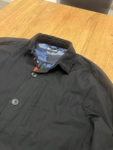 Barbour Storm Force Black Camouflage, Button Up Jacket/overshirt, Men's Medium - Picture 3 of 10