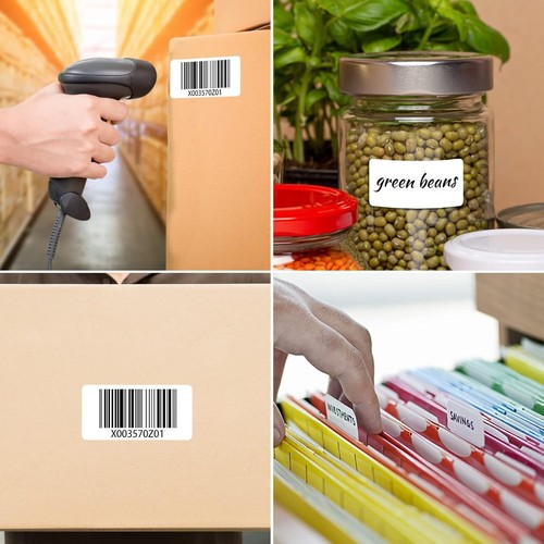 Durable 2-1/4 x 1-1/4 Shipping Labels - 12 Rolls, Compatible with Major Printers - Picture 8 of 9