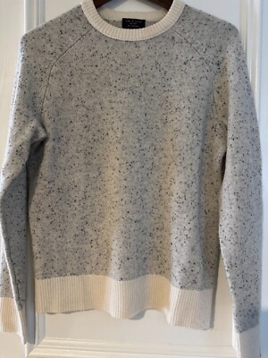New Rag Bone Harlow Donegal Cashmere Long Sleeves Round