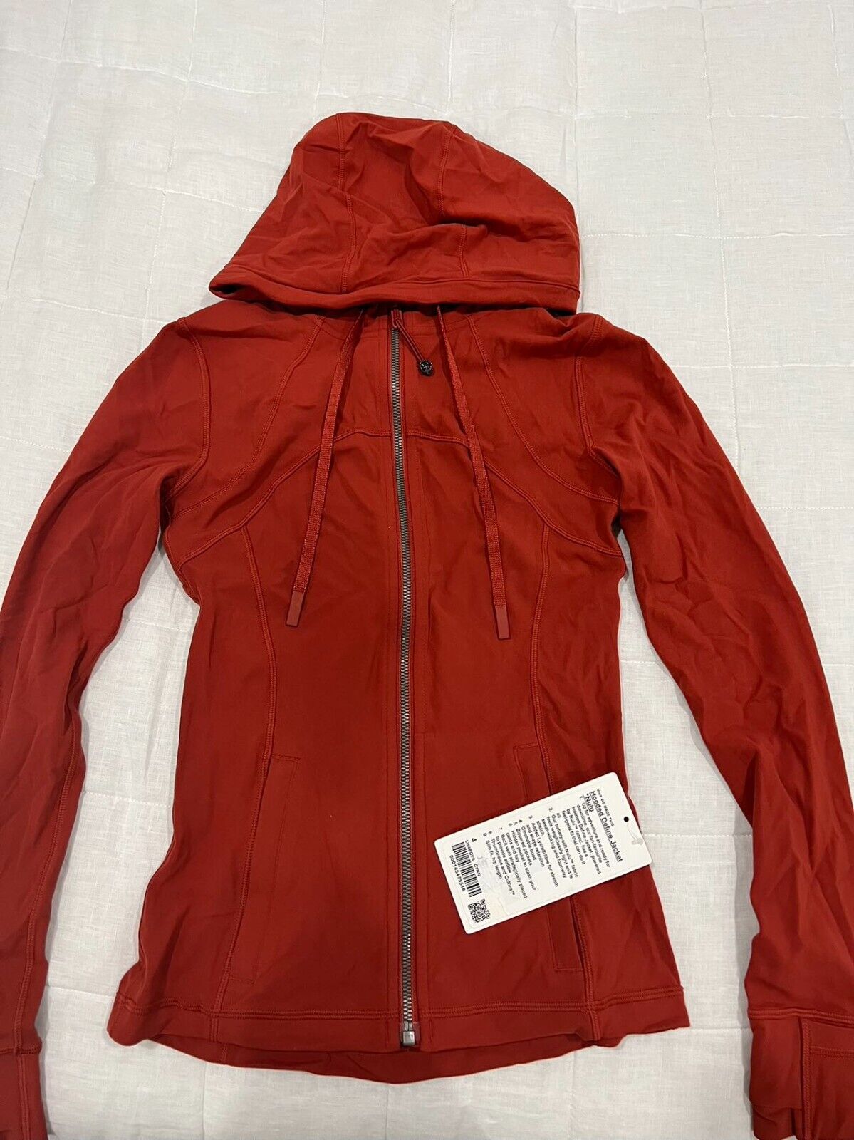 Lululemon Hooded Define Jacket Nulu size 8 NWT color Tanzania