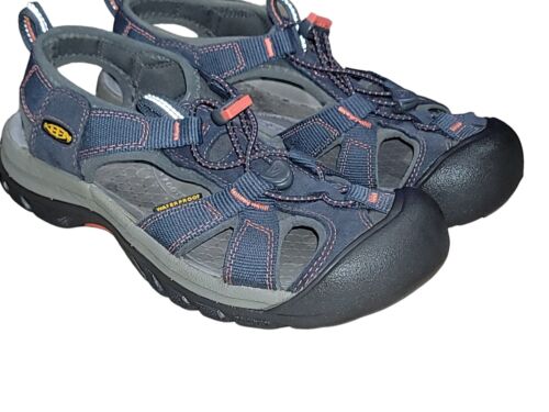 Keen Women's Venice H2 Blue Closed Toe Sport Waterproof Shoes Sandals Size 7.5 - Picture 1 of 11