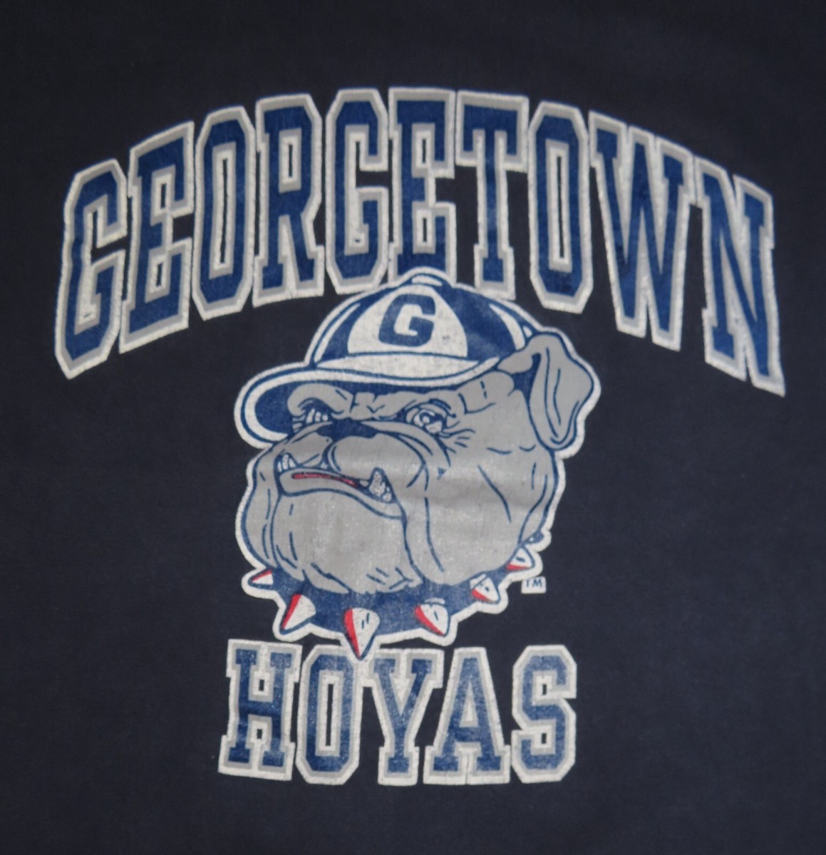 Vintage Champion Label - GEORGETOWN UNIVERSITY HOYAS (LG) T-Shirt