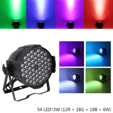 180W 54 LED Par Light RGBW DMX Stage DJ Party Light Uplight Wash Light DJ Disco