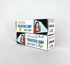 CAW CAX 50W 120V Photo Projection Light Bulb Lamp Projector Sylvania NEW Set 2