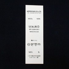 1000 PCS CUSTOM THERMAL PRINTED NAME TAGS LABELS, Text & Logo on Nylon Tape