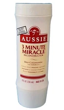 Aussie 3 Minute Miracle Moist DEEP CONDITIONER Dry & Damaged Hair 8fl oz Sealed!