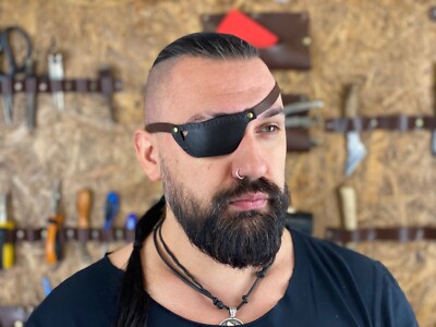 Leather Eye Patch, Eye Patch, Man Eye Patch, Woman Eye Patch