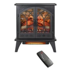 24 Inch 3D  Flame Electric Infrared Quartz Fireplace Stove with Remote Control