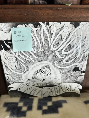 Ryan Adams Cardinology LP Leah Hayes Cover Blue Vinyl With Lyric Book