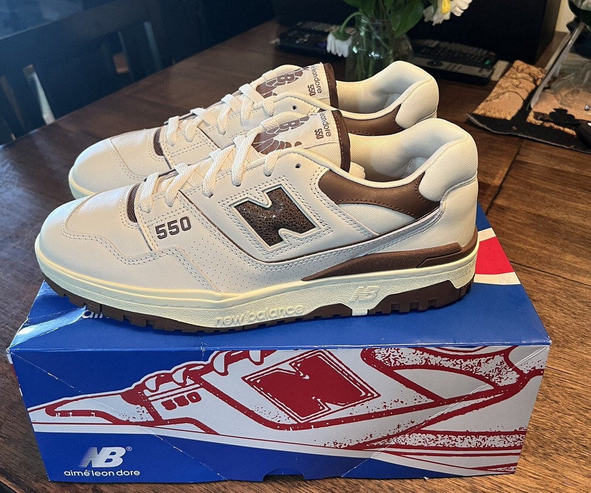 Aimé Leon Dore New Balance 550 Basketball Oxfords Brown size 11 *In Hand*