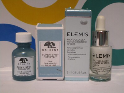 ELEMIS ~ PRO COLLAGEN FUTURE RESTORE SERUM & ACNE TREATMENT GEL