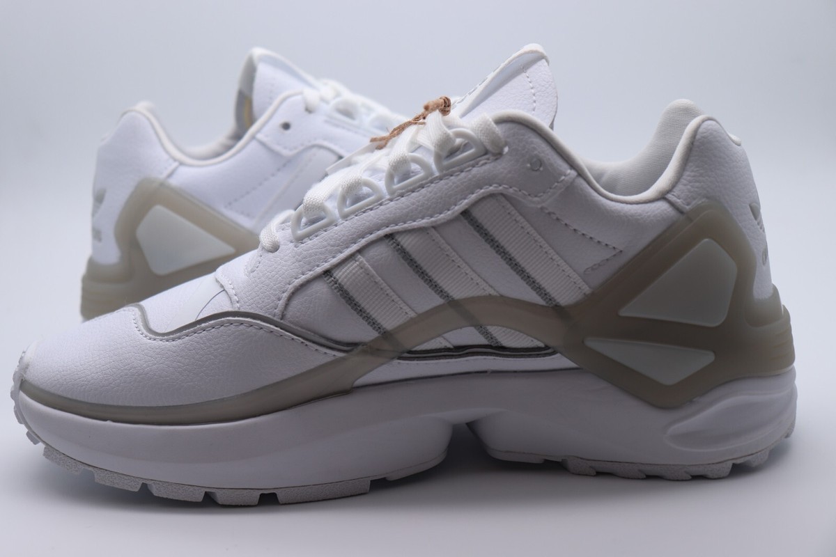 ううy ADIDAS ORIGINALS ZX WAVIAN TRAINERS - CLOUD WHITE H01571 - WOMEN