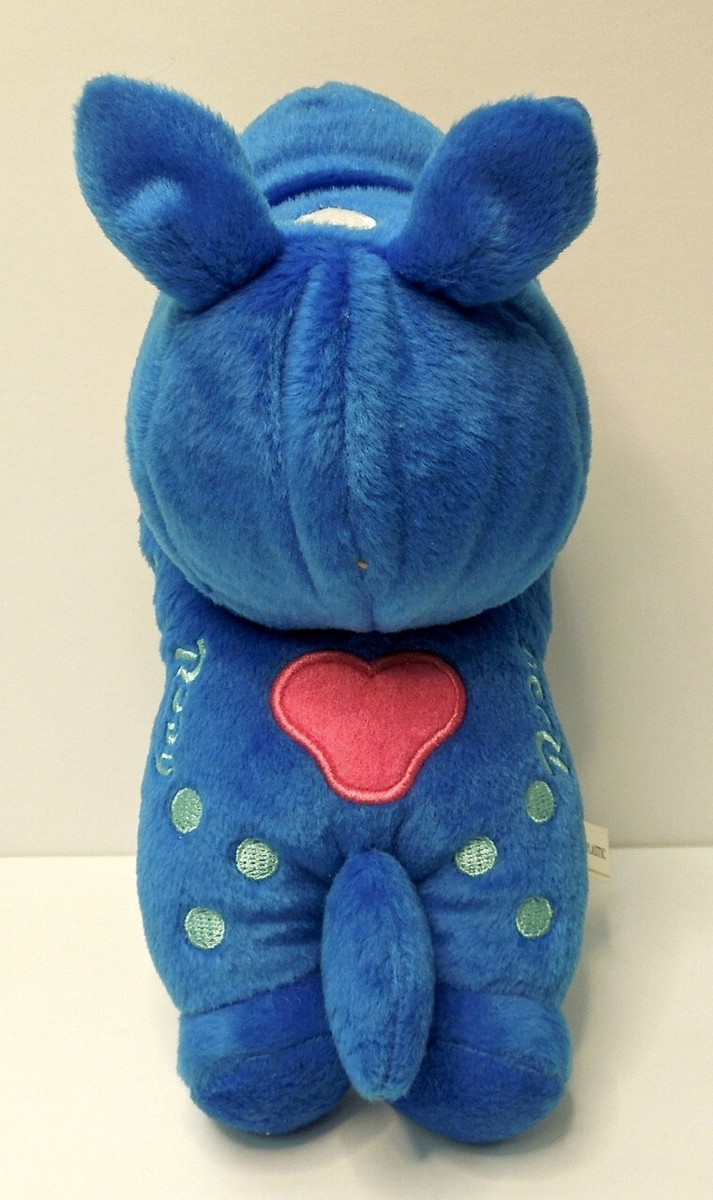 2001 MONCHHICHI Rody Blue Coveralls Lying Down SEKIGUCHI Stuffed