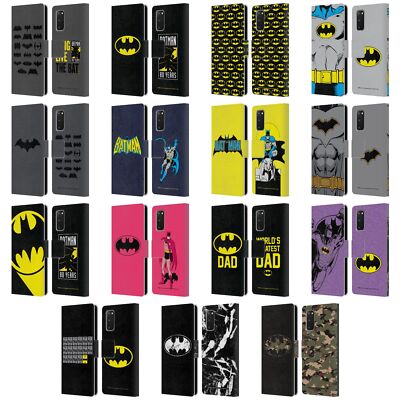 OFFIZIELLE BATMAN DC COMICS LOGOS BRIEFTASCHE HÜLLE HUELLE FÜR SAMSUNG HANDYS 1