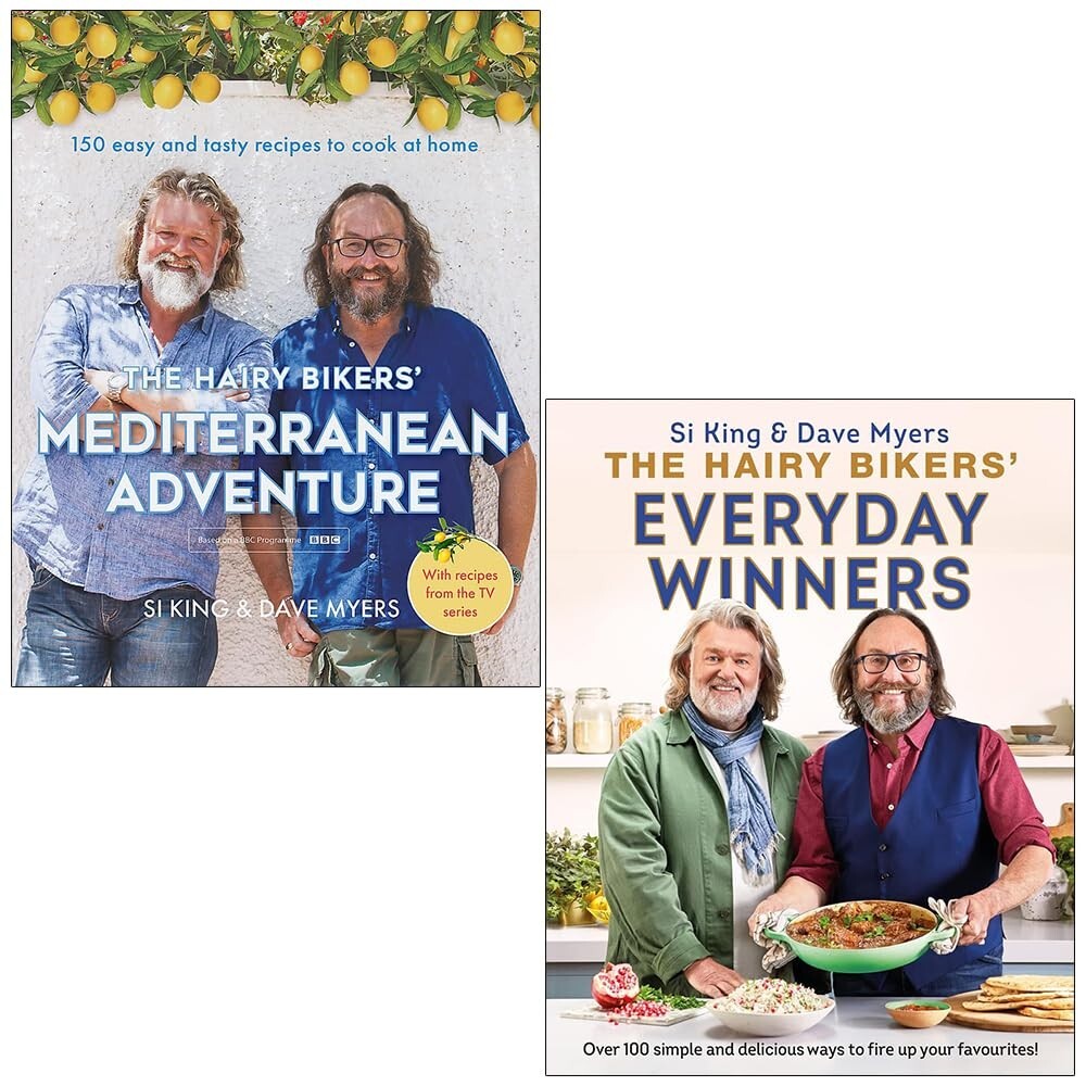 Hairy Bikers Collection 2 Books Set Mediterranean Adventure, Everyday Winners HB