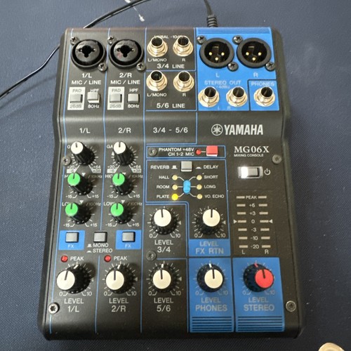 Yamaha MG06X 6Channel Mixing Console with Effects 86792981437 eBay