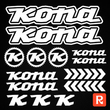 Kona decalcomanie per telaio mountain bike adesivi forcella bmx mtb adesivo vinile ORACAL