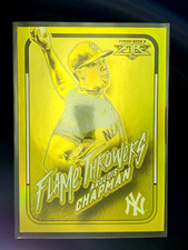 2022 Topps Fire Aroldis Chapman Flame Throwers Gold Minted