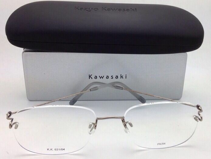 KAZUO KAWASAKI Eyeglasses MP 631 04 FK/52 Rimless Titanium Silver