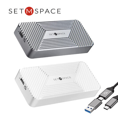 SETMSPACE NVME SSD Enclosure USB4 Type-C Adapter Thunderbolt 40Gbps  UASP