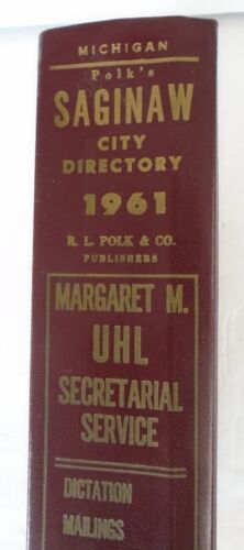 1961 Saginaw Michigan Polk's City Directory With Advertising - Picture 2 of 10