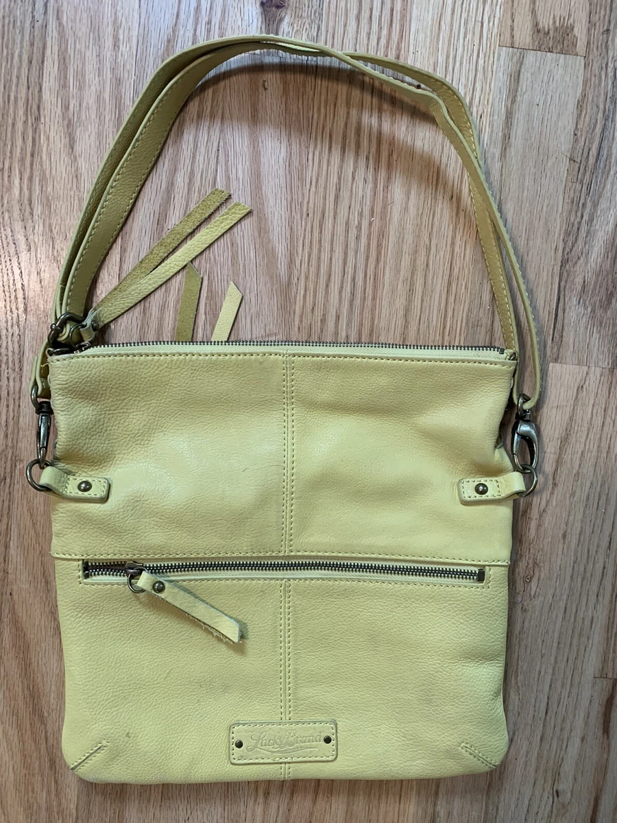 Mustard top yellow purse