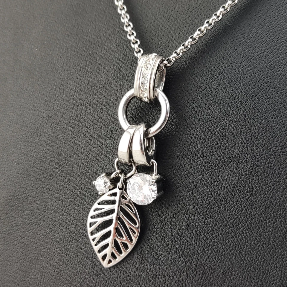 ⭐ Fossil Halskette Collier Anhänger Armband Band Armreif Kette Silber 302 ⭐ - Bild 2 von 3