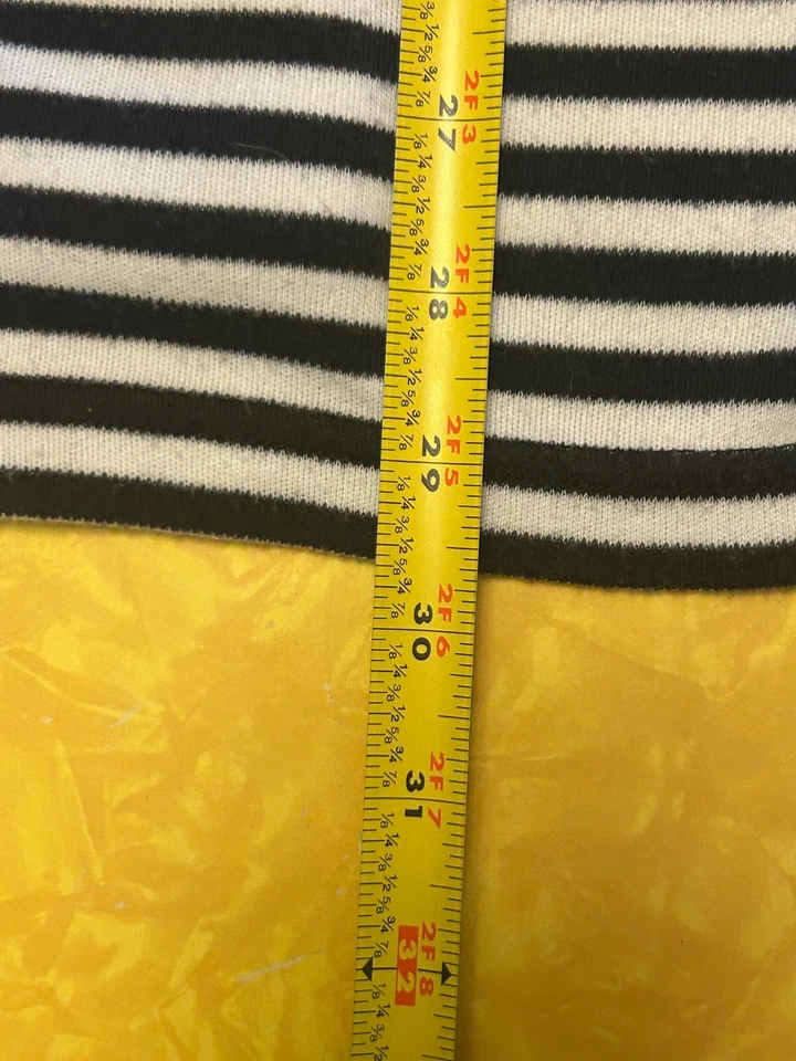 Top de mujer de colección años 90 No Boundaries Plus negro blanco amarillo talla grande 20W abstracto Foto 4 de 4