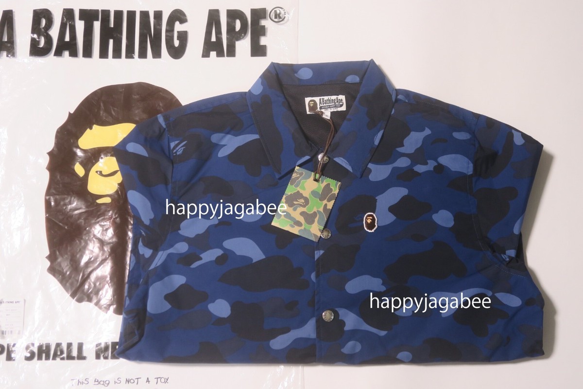 A BATHING APE Men's COLOR CAMO ONE POINT COACH JACKET