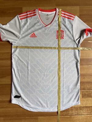 SPAIN 2018 2019 AWAY FOOTBALL SHIRT SOCCER JERSEY ADIDAS BR2687 sz