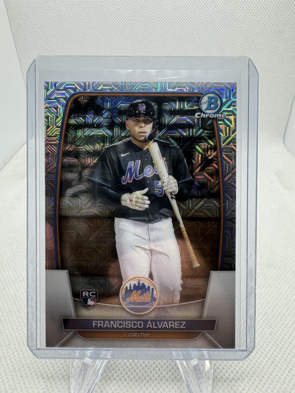 2023 Bowman Chrome Francisco Alvarez #49 MOJO Refractor A1