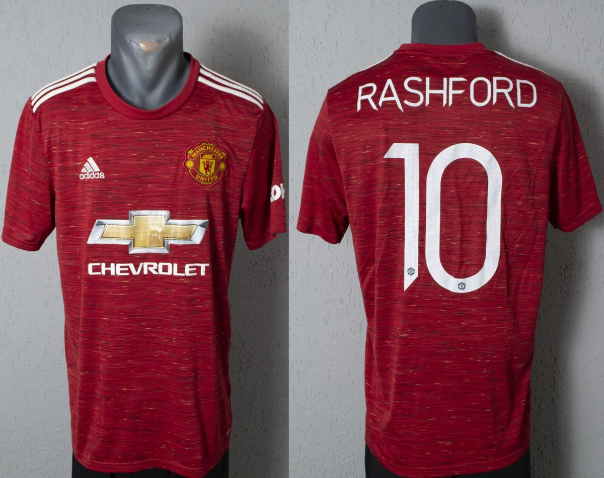 Manchester United Rashford Jersey 2020/2021 Football Mens Home
