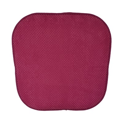 1 Burgundy Soft Chair Pad Cushion Non Slip Kitchen Office Living