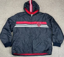 West Coast Choppers Jesse James Men's Full Zip Hood Sherpa Lined Jacket Size XL