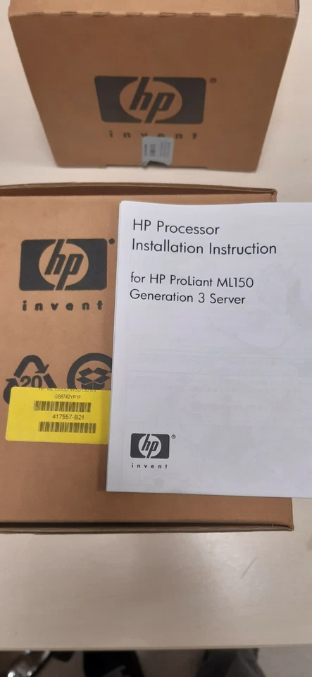 HP - 417557-B21  Intel Xeon 5130 2.0GHz ML150 G3 Processor  Kit - NUOVO - Immagine 2 di 3