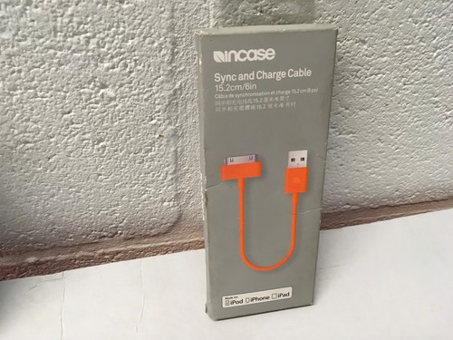 IPOD INCASE SYNC AND CHARGE CABLE ORANGE, NEW IN BOX - 第 1/1 張圖片